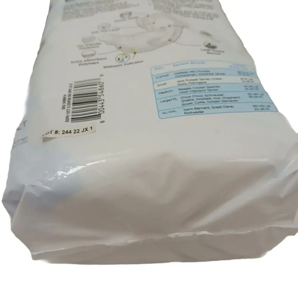 Dog Diapers SMALL Female In Heat Leak Dogs 8-15 Lbs Guard Disposable Portable
